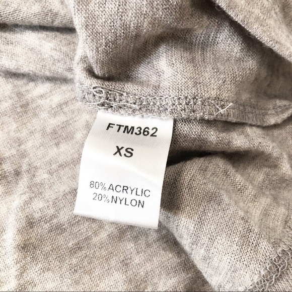 THML Embroidered Lightweight Gray Sweater - XS - Picture 6 of 13